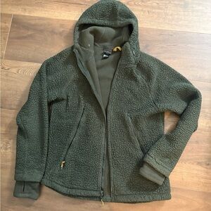 Champion Women’s Dark Green Fleece Hooded Jacket